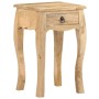 Mesita de noche de madera maciza de mango 28x28x46 cm