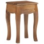 Mesita de noche de madera maciza de mango 28x28x46 cm
