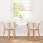 Sillas de comedor 2 unidades madera maciza de caucho