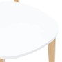 Sillas de comedor 2 unidades madera maciza de caucho