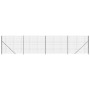 Wire fence with anthracite gray flange 1.4x10 m by vidaXL, fence panels - Ref: Foro24-154323, Price: 77,75 €, Discount: %