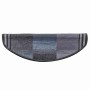 Alfombrilla autoadhesiva escalera 15 uds negro gris 65x21x4 cm