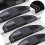 Alfombrilla autoadhesiva escalera 15 uds negro gris 65x21x4 cm