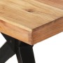 Mesa de comedor madera maciza de acacia 200x90x76 cm en Mesas de cocina y de comedor | Comprar online en Foro24