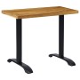 Patas para mesa de bistró  2 uds. Hierro fundido negro 61x8x72cm en Patas para mesas | Comprar online en Foro24