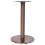 Pata de mesa de bistró dorada Ø45x72 cm acero inoxidable