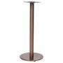 Pata de mesa de bistró acero inoxidable dorado Ø45x107 cm