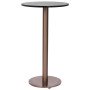 Pata de mesa de bistró acero inoxidable dorado Ø45x107 cm