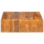 Lavabo de madera maciza de teca 50x35x10 cm