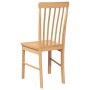 Sillas de comedor 2 unidades madera maciza de caucho