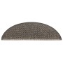Alfombrillas autoadhesivas sisal 15 uds marrón beige 56x17x3 cm