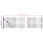Drahtzaun mit grünem Flansch 0,8x25 m von vidaXL, Zaunpaneele - Ref: Foro24-154184, Preis: 100,68 €, Rabatt: %