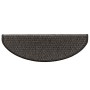 Alfombra autoadhesiva escalera sisal 15 uds antracita 65x21x4cm