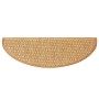 Alfombrillas autoadhesivas sisal 15 uds color sisal 56x17x3 cm