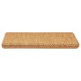 Alfombrilla autoadhesiva escalera sisal 15uds naranja 65x21x4cm