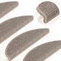 Felpudos para escaleras (15 unidades, 56 x 17 x 3 cm, beige