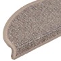 Felpudos para escaleras (15 unidades, 56 x 17 x 3 cm, beige