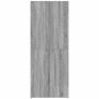 Armario archivador madera ingeniería gris Sonoma 60x32x153 cm