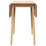Dining Table Natural Solid Wood Rubber