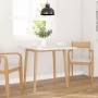 Dining Table Natural Solid Wood Rubber