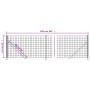 Drahtzaun mit grünem Flansch 1,1x25 m von vidaXL, Zaunpaneele - Ref: Foro24-154170, Preis: 149,99 €, Rabatt: %