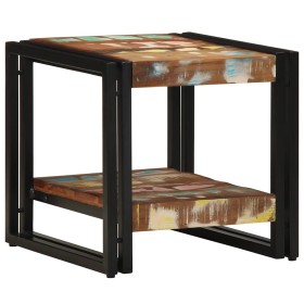 Mesa de Café Multicolor 40 x 40 x 38 cm madera maciza reciclada