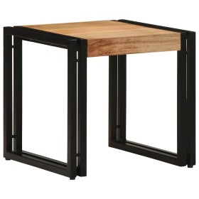 Mesa de Café Marrón 40 x 40 x 38 cm madera maciza de acacia