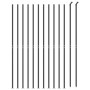 Wire fence with anthracite gray flange 1.4x25 m by vidaXL, fence panels - Ref: Foro24-154331, Price: 116,37 €, Discount: %
