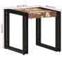 Mesa de Café Multicolor 40 x 40 x 38 cm madera maciza reciclada