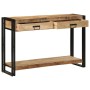 Mesa Consola Marrón 120 x 33 x 75 cm madera maciza de mango