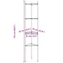 Tutores para tomates 4 unidades acero y PP 154 cm