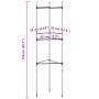 Tutores para tomates 6 unidades acero y PP 116 cm