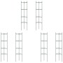 Tutores para tomates 6 unidades acero y PP 154 cm