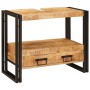Mueble para lavabo de baño Madera maciza de Mango y Hierro