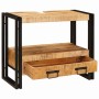 Mueble para lavabo de baño Madera maciza de Mango y Hierro