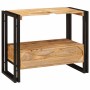 Mueble para lavabo de baño Madera maciza de Mango y Hierro
