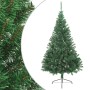 Medio árbol de Navidad artificial con soporte PVC verde 240 cm en Arboles de navidad | Comprar online en Foro24