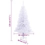Árbol de Navidad artificial con soporte 230 ramas 120 cm