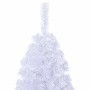 Árbol de Navidad artificial con ramas gruesas PVC blanco 120 cm
