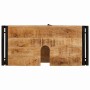 Mueble para lavabo de baño Madera maciza de Mango y Hierro