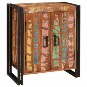 Armario de Noche Multicolor madera maciza reciclada