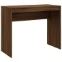 Escritorio de madera contrachapada marrón roble 90x40x72 cm de vidaXL, Escritorios - Ref: Foro24-815305, Precio: 50,99 €, Des...