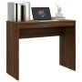 Escritorio de madera contrachapada marrón roble 90x40x72 cm de vidaXL, Escritorios - Ref: Foro24-815305, Precio: 50,99 €, Des...