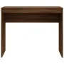 Escritorio de madera contrachapada marrón roble 90x40x72 cm de vidaXL, Escritorios - Ref: Foro24-815305, Precio: 50,99 €, Des...