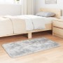 Alfombra de pelo largo NAVARRA gris plata 60x100 cm poliéster