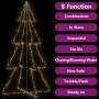 Árbol de Navidad 360 luces LED interior y exterior 143x250 cm