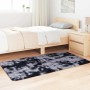 Alfombra de pelo largo NAVARRA gris oscuro 80x150 cm poliéster
