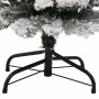 Árbol de Navidad artificial verde con nieve PVC 120 cm