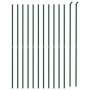 Drahtzaun mit grünem Flansch 2x25 m von vidaXL, Zaunpaneele - Ref: Foro24-154190, Preis: 216,20 €, Rabatt: %
