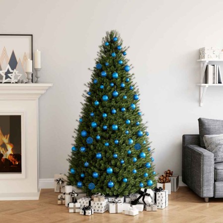 Juego de bolas de Navidad 100 piezas azul